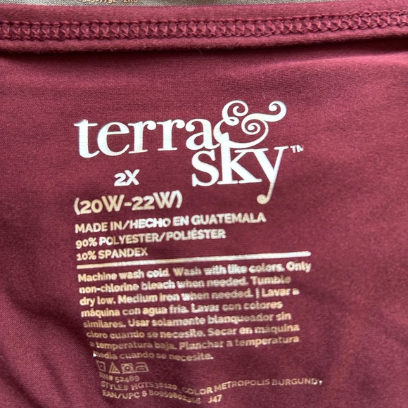 Terra & Sky 2X Vibrant Black Red, Classic Gray, and Burgundy Tank Tops - Picture 11 of 12